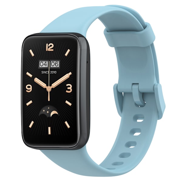 Stropp for Xiaomi Band 7 Pro Solid farge silikonstropp (blå)