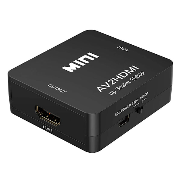 RCA-HDMI-1080P-Mini-RCA-Composite-CVBS-AV-HDMI-Video-Audio-Converter-AV2HDMI