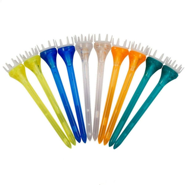 Golfteear av Plast för Simulator - Hållbara Träningsteear (24-pack)