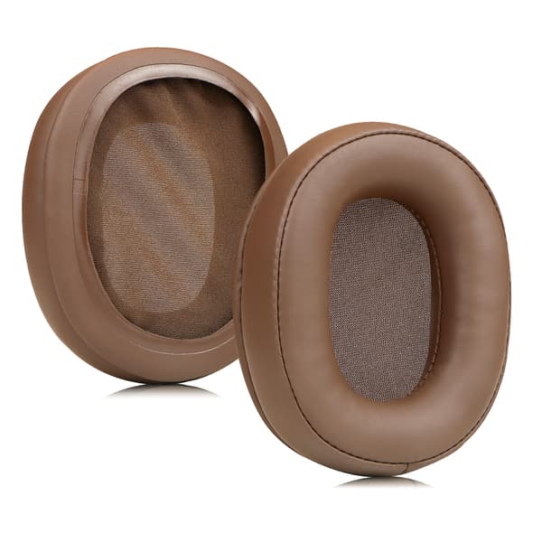 Øreputer for Audio Technica ATH M50X M40X M30X Memory foam øreputer, brun