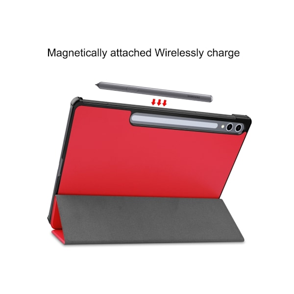 Etui til Samsung Galaxy Tab S10 Plus 12.4 Rød