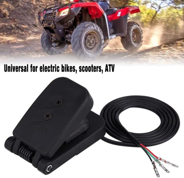 Elcykel Scooter ATV Fotbromspedal & Gasreglage Hastighetskontroll