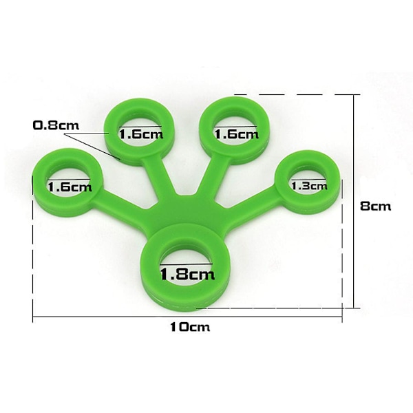 Tire Shape Hand Grip Strengthener Finger Exerciser Relief Wrist, green