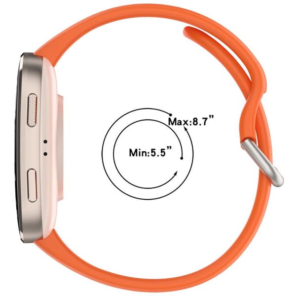 Rem til Amazfit Bip 6 22mm Åndbar silikonerem (blå)