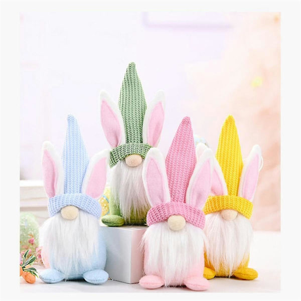 Påskgåva Festival Elf Dekoration Prydnader Thanksgiving Gåva Svenska Dvärg Plysch Nisse Tomte Figurine Dock