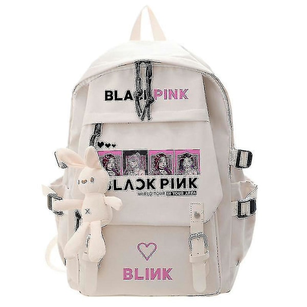 2024 Blackpink Reppu Koululaukku Kirjalaulu Kirjalaulu Läppärilaukku Shznv