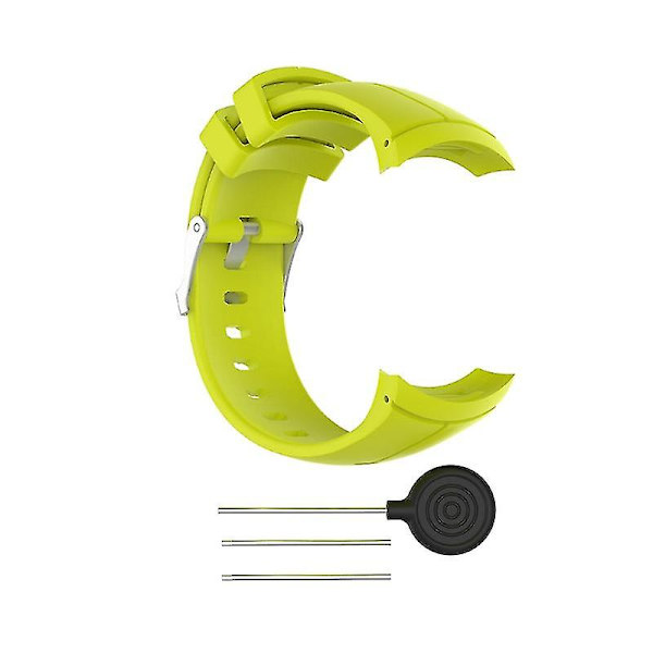 Armband för Suunto Spartan Ultra Silicone Smart Watch Band Anti-Scratch repsband Yellow
