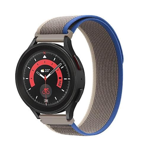 För Garmin Forerunner 255 / 745 22mm Universal Loop Nylon Klockarmband GRZ Blue