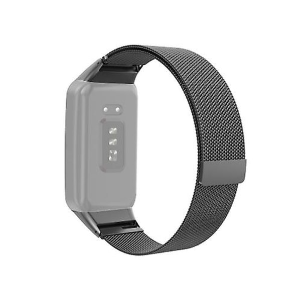 Til Oppo Watch Gratis Nfc Milan Magnetic Metal Watch Band Black