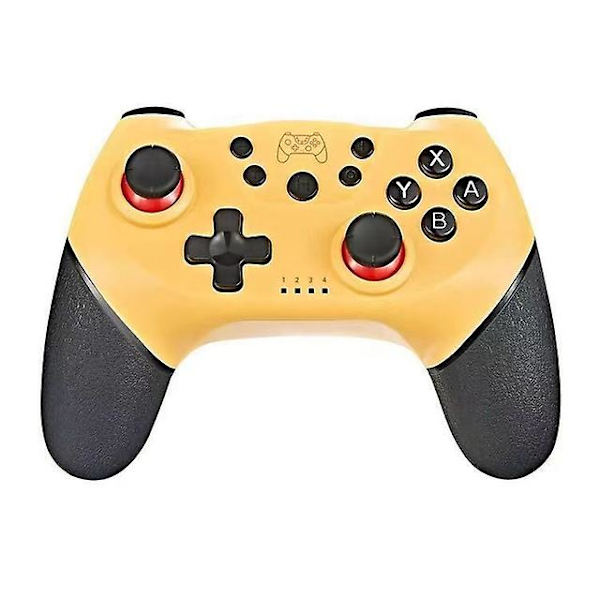Trådløs Bluetooth-controller til Nintendo Switch Pro Controller Gamepad Pro Controller til Switch-konsol med 6-akset håndtag Yellow