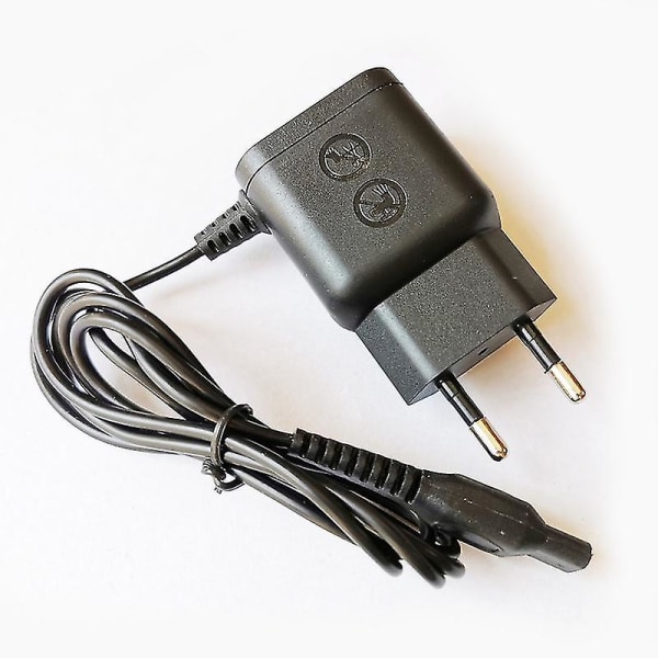 Væg EU-stik AC-strømadapteroplader til elektrisk adapter til HQ8505/6070/6075/6090 barbermaskine