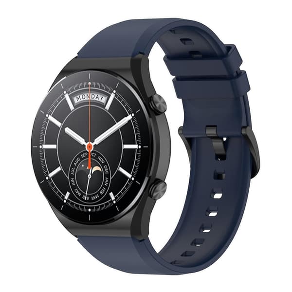 22mm Silikonrem for Xiaomi Watch S1 Midnight Blue