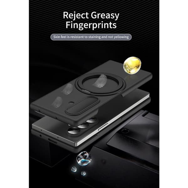 Magnetisk deksel til Samsung Galaxy Z Fold8 Ultra, fallsikkert med 360° roterende stativ Blue