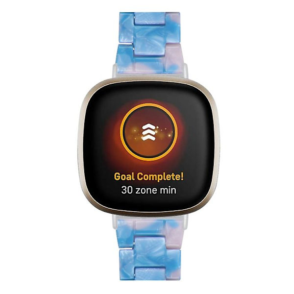 Fitbit Versa 3 / Sense Universal Resin watch Blue Pink