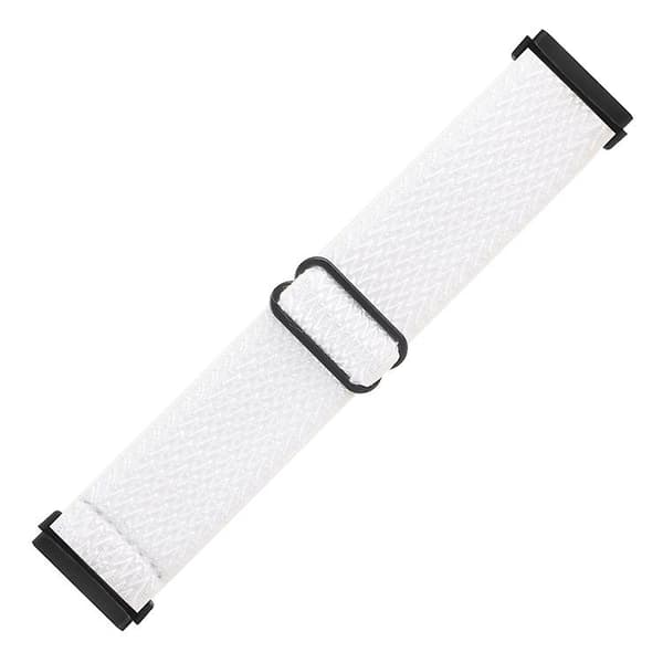 Fitbit Versa 4 / Sense 2 Universal Wave Nylon watch White