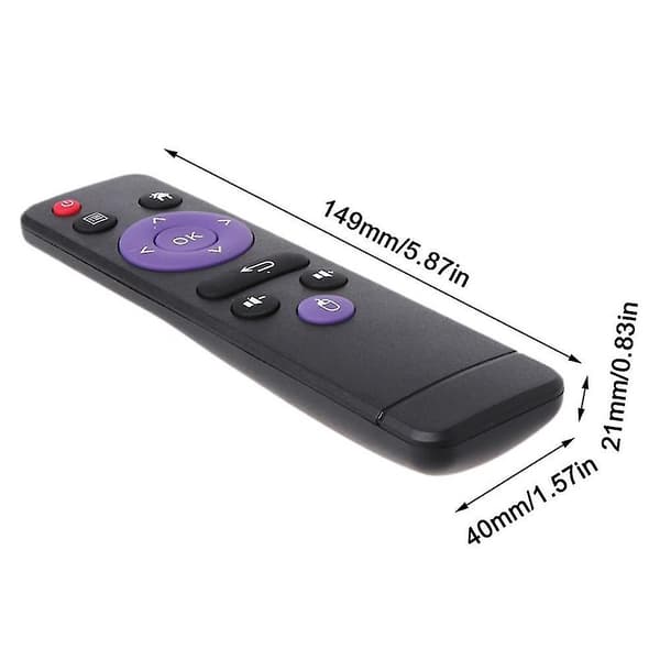 Mx9 4k Android Set-top Box Fjernbetjening Til Rk3328 Mx10 Rk3328,sort