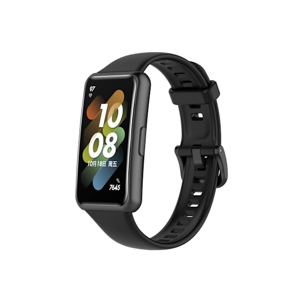 Huawei Strap 7 -älykellohihna silikonia (musta)