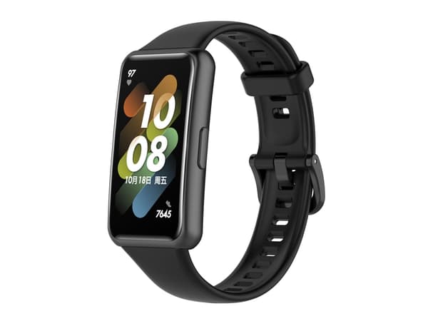 Smartwatch-rem til Huawei Strap 7 silikone (sort)