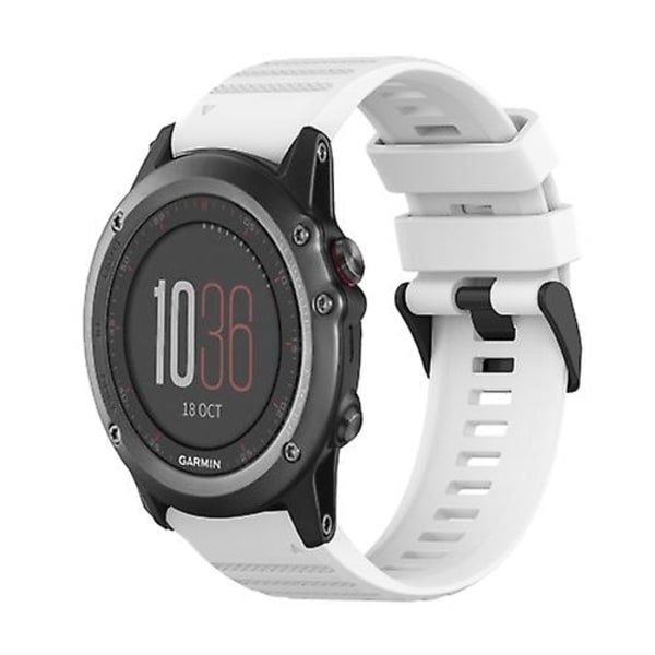Garmin Fenix ​​3 26 mm vaakasuora rakenne watch ranneke irrotustyökalulla White