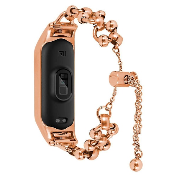 For Xiaomi Mi 7 Perledekor Smartwatch Rem For Xiaomi Mi 7 Perledekor Smartwatch Rem Pink gold