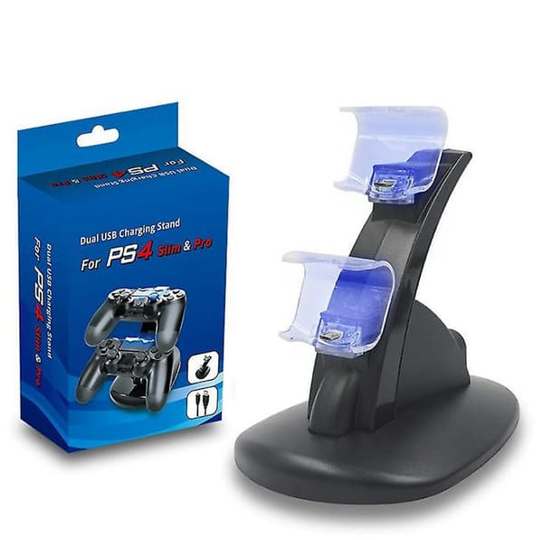 PS4slim/PS4 flysetelader PS4 håndtak dobbel lader PS4 flylader håndtak setelader PS4 lader A