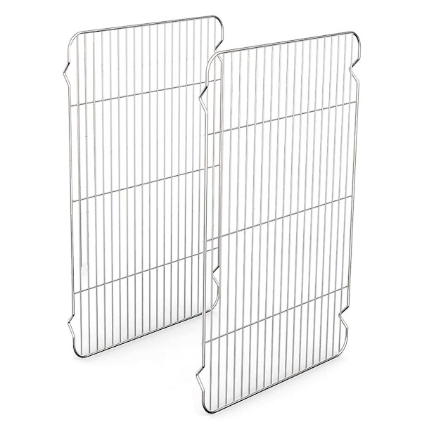 Jäähdytysteline 2 kpl, jäähdytysteline kakkuteline ruostumattomasta teräksestä 31x20cm