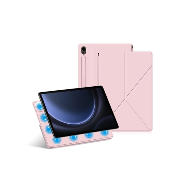Skal för Samsung Galaxy Tab S9 Fe Plus 12.4 Rosa