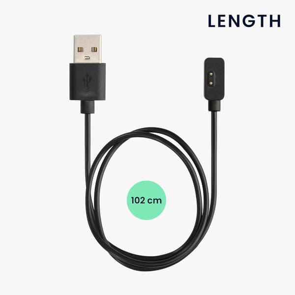 Lader for Xiaomi Mi Band 7 Pro/Poco Watch bæreveske (Svart)