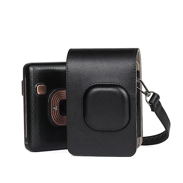 Case vaihto Fujifilm Instax Mini Liplay Retro Style -tyyliin Black