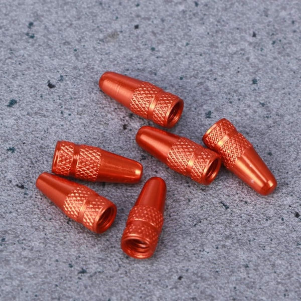 6 aluminiumsventilhætter orange