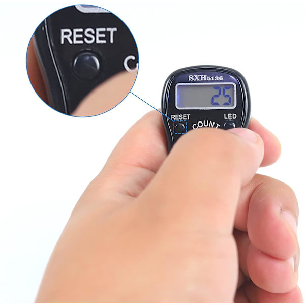 Finger Counters - 5 Led Digital Finger Counter