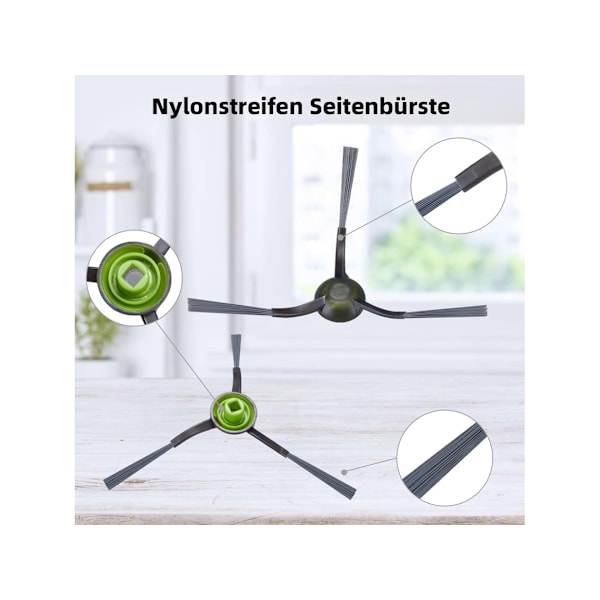 21 Tilbehør til Ecovacs Deebot Ozmo 920 950 T5 T8 Aivi Max Mult