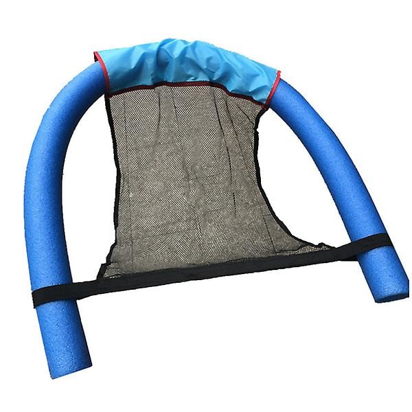 Vattenhängmatta Recliner Uppblåsbar Flytande Simmadrass Pool Party Leksak Lounge Säng för Simning Luftmadrasser Blue