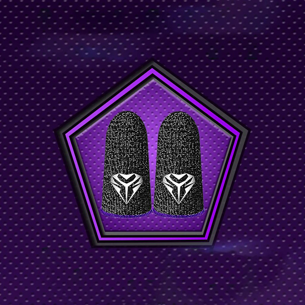 Gaming Finger Sleeves för mobila spelkontroller, 0,3 mm ledande silverfiber Anti-svett Andningsbara spelhandskar för Pubg/ros Red