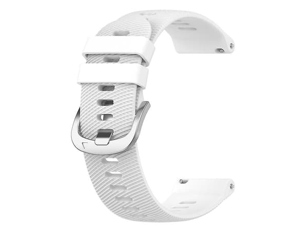 Rem til Garmin Forerunner255 22Mm Hvidt Kryds Tekstur Silikone Urrem