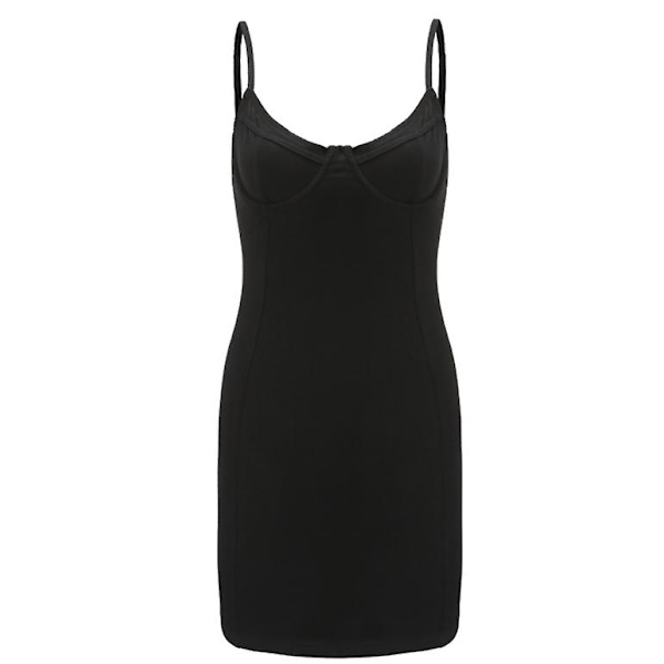 Kvinnors Shapewear Bodydress Sexig Slim Body Sling Kort Kjol Inslagen Rumpa Klänning Red S