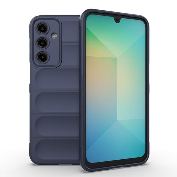 Deksler til Samsung Galaxy A54 5G, støtsikker silikon, mørkeblå
