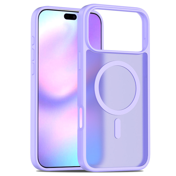 Magsafe cover til iPhone 17 Pro Max, lys lilla