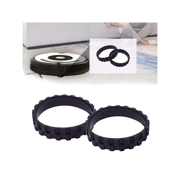 Dammsugarhjulsdäck, 4-pack, för iRobot Roomba 610