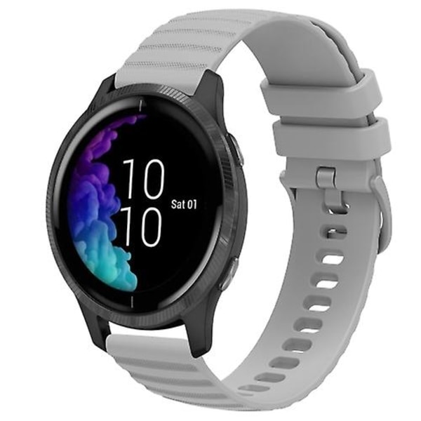 Garmin Venu 20 mm aaltoileva pistekuvioinen yksivärinen watch Grey