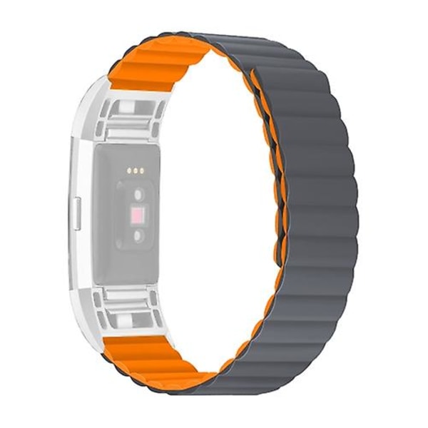 Fitbit Charge 2 watch Grey Orange