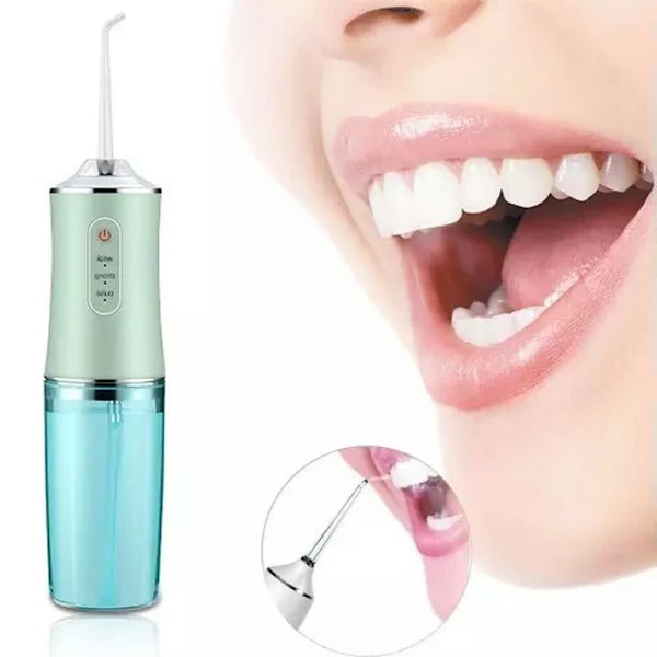 Sladdlös oral irrigator för tandrengöring Jet Tip 4 Vit