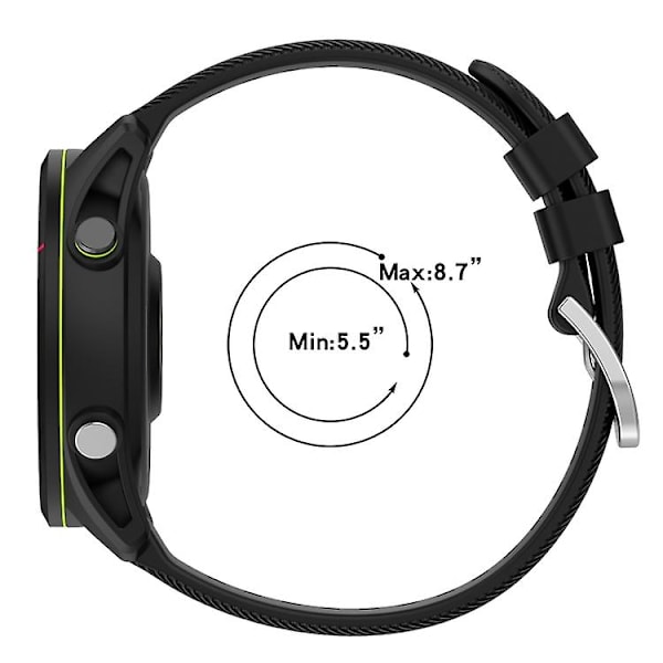 For Garmin Venu 2 Plus 20 mm ensfarget myk silikonklokkerem White