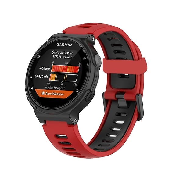 Garmin Forerunner 735 / 235 -kaksiväriselle watch Red-Black