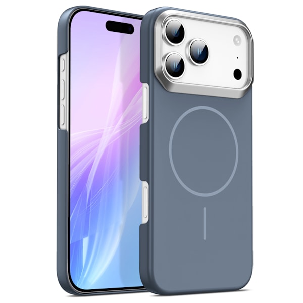 deksel for iPhone 17 Pro, fallsikkert, karbongrå