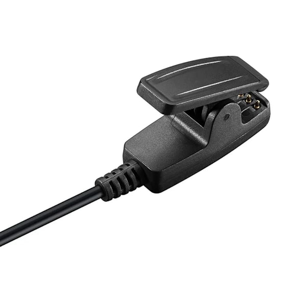 Oplader til Garmin Forerunner 235, USB-opladerkabel, kabelklemme kompatibel med Forerunner 235 Smart Watch