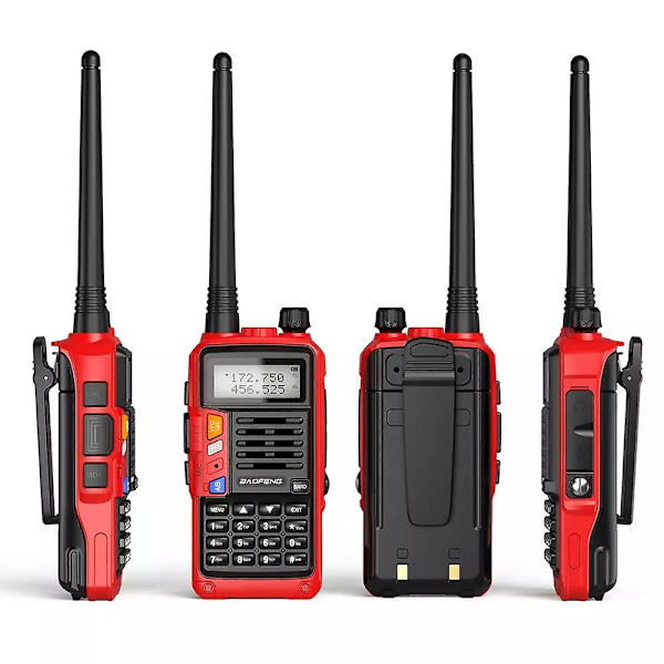 Baofeng Uv-s9 Plus Tri-band Radio 10w Kraftig 136-174mhz/220-225mhz/400-520mhz Walkie Talkie Amatør Håndholdt Tovejs Radio - Walkie Talkie Yellow