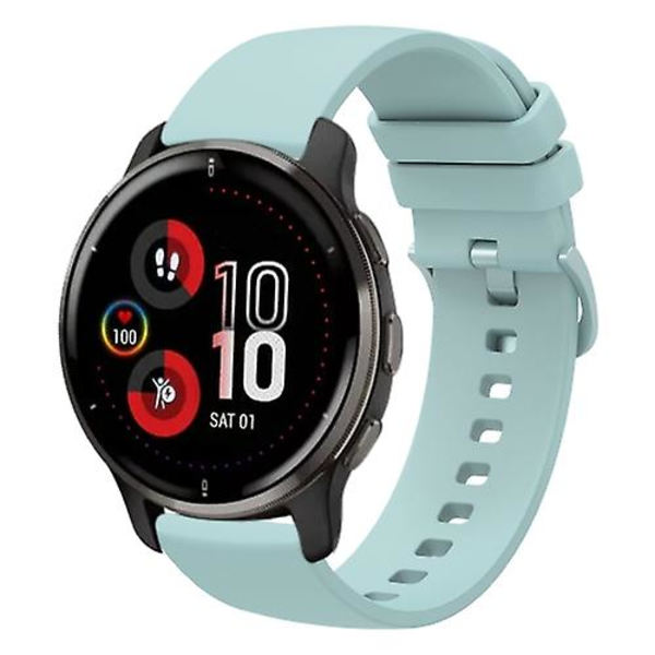 För Garmin Venu 2 Plus 20 mm enfärgad mjukt watch Sapphire Green