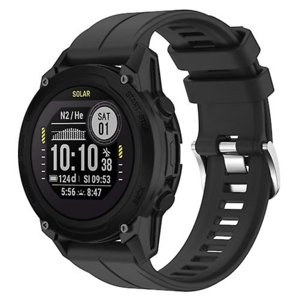 För Garmin Descent G1 / Forerunner 745/945/935 / Approach S62 enfärgad watch Black