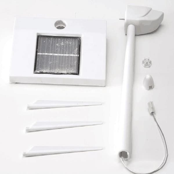 2 I 1 Windmill Solar Wind Power Model Student Uddannelse Gave Desktop Ornamenter